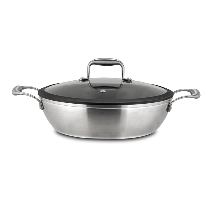 hmixutra-plakero-elegance-me-anokseidwtes-laves-antikollhtikh-keramikh-epistrwsh-kai-silikonh-sto-kapaki-28cm